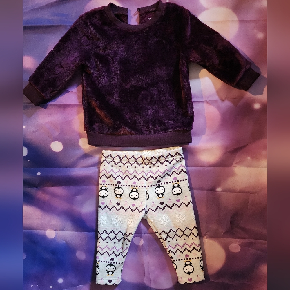 Very soft fuzzy purple sweater outfit